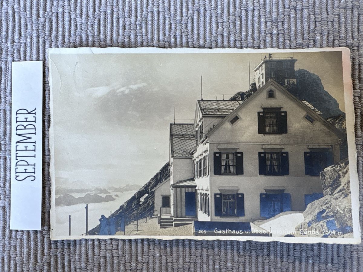 Cartoline postali: AK Gasthaus auf Säntis – Usato da Rümlang venduto da Brieftaube1