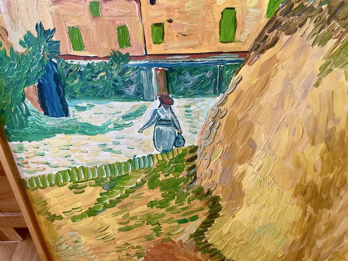 Gemälde: Heuschober in der Provence - Van Gogh – Gebraucht aus Fribourg von SL1966 2