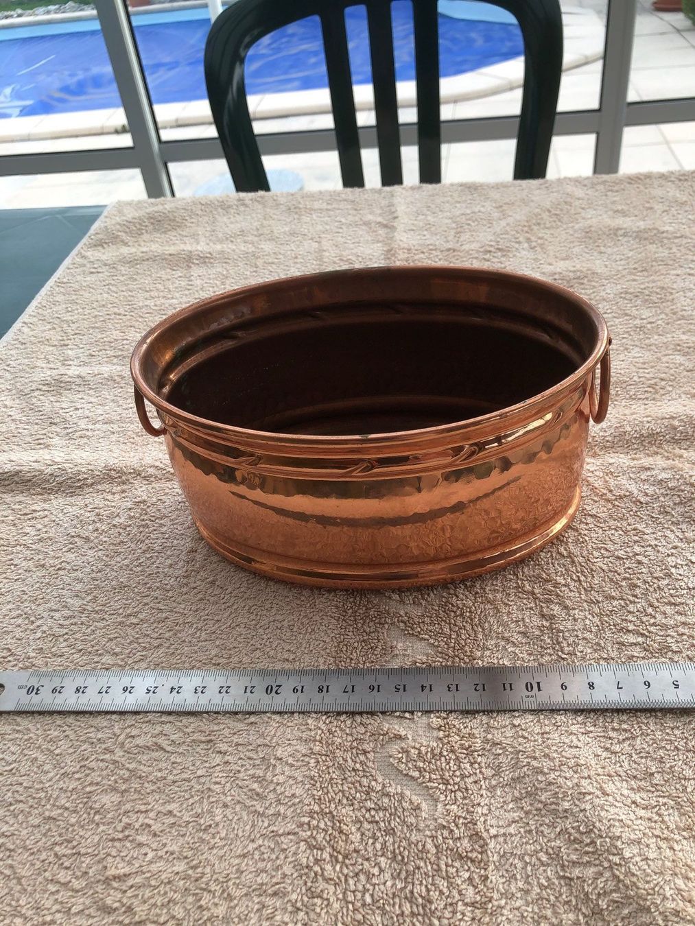 Blumentöpfe: Cache pot cuivré – Gebraucht aus Goumoens-la-ville von sfornallaz 1