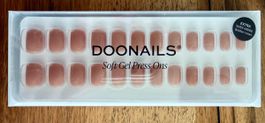 DOONAILS Soft Gel Press Ons – Espresso – Extra Short Square