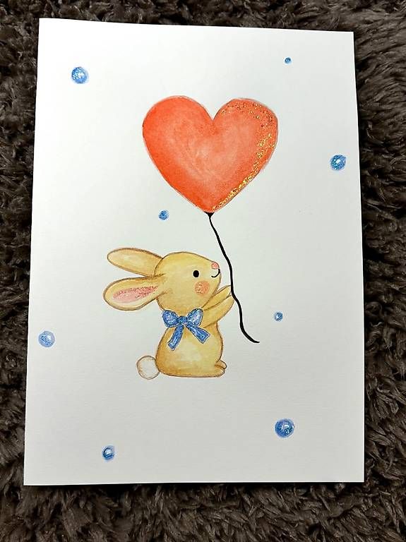 Cartoline: Grusskarte kleiner Hase – Usato da Gunzwil venduto da nat_yy2y 1