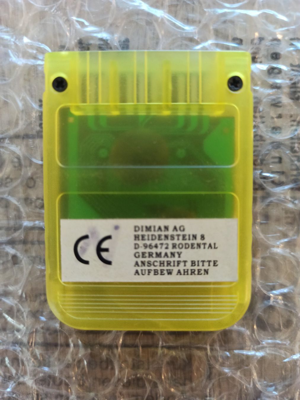 Memory unit & Memory card: Memory card 1 mega - PS1 – Usato da Oberweningen venduto da mar_87mx 1