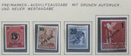 Nr. 64-67, Berlin Satz, Freimarken feiner Falz Kt. 75.-