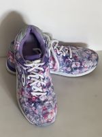 Panther Mädchen Turnschuhe, Blumendesign, Grösse 35, Lila