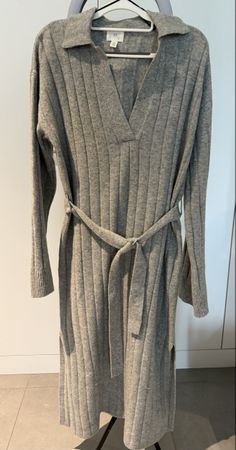 Robe pull H&M grise, taille S