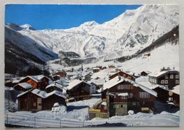 Saas-Fee 1800 m, Feegletscher und Längfluh