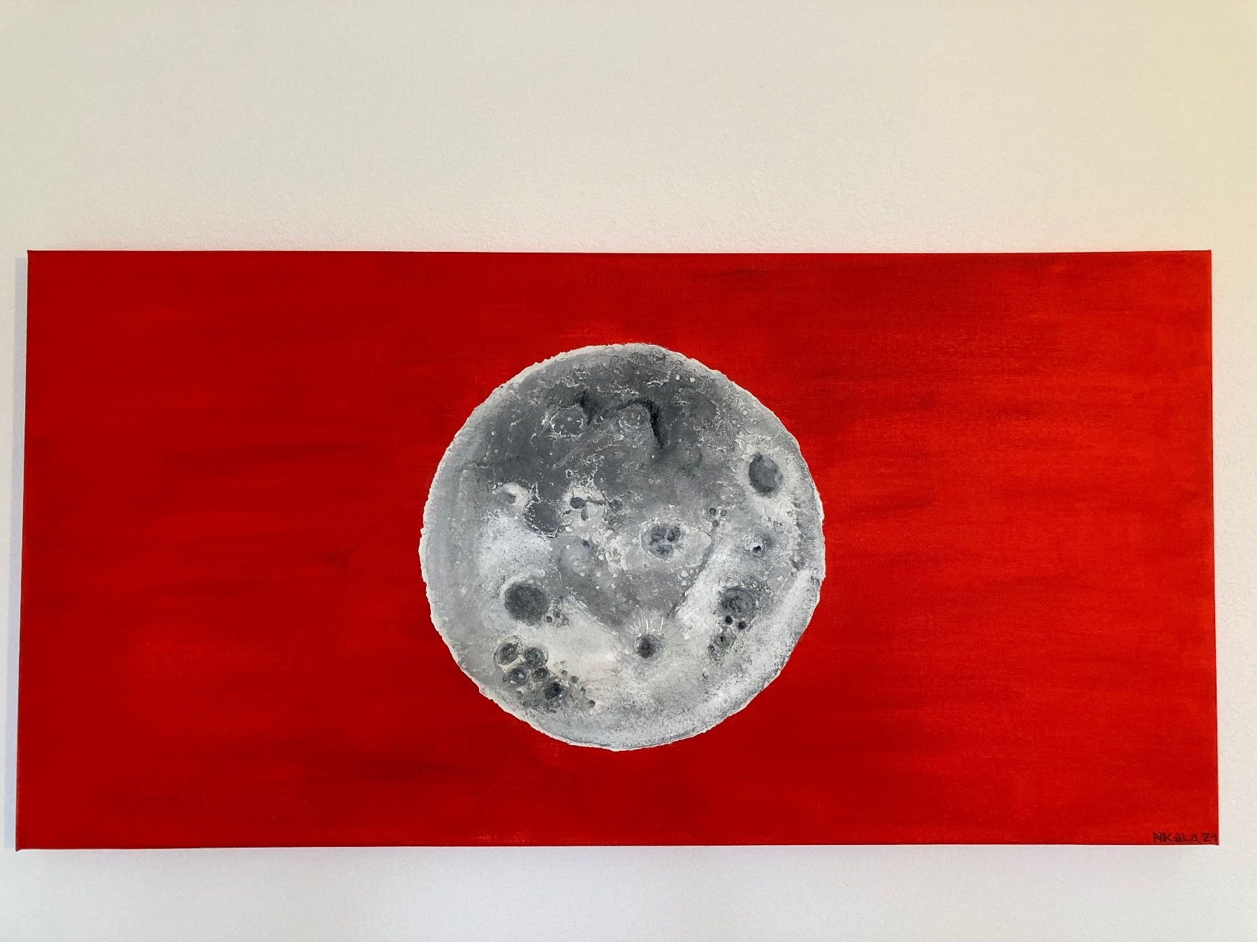 Posters & Illustrations: Luna Luminosa Leinwandbild – Neuf (Voir description) à untereggen par Thiagogeronimo