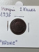 Hongrie - 2 filler - 1935
