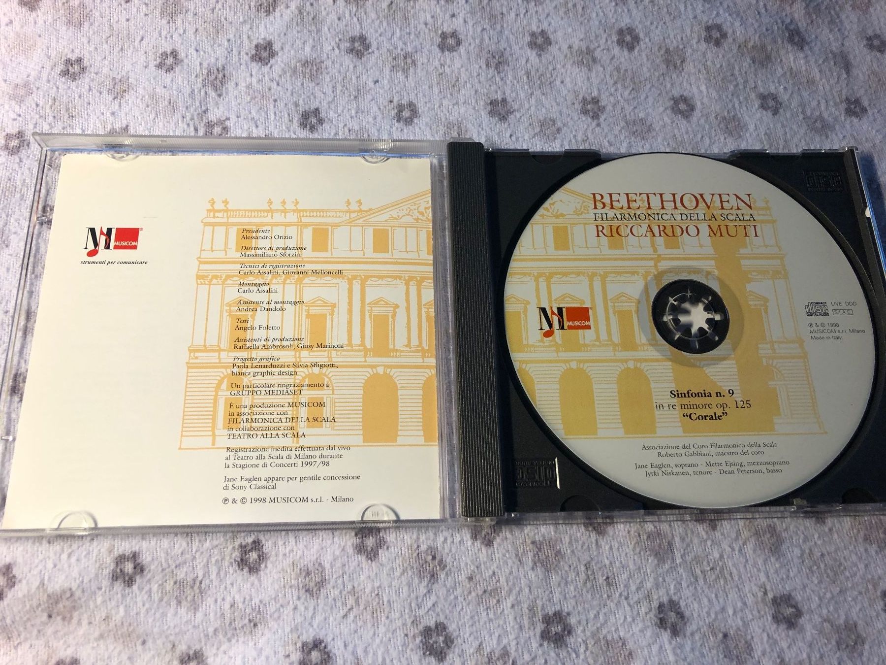 CD: Beethoven - Sinfonie Nr. 9 "Chorale" - Muti CD – Usato da Schübelbach venduto da Bemafaja 2
