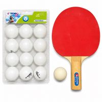 Tischtennis-Set mit Schläger & 13 Pingpongbällen