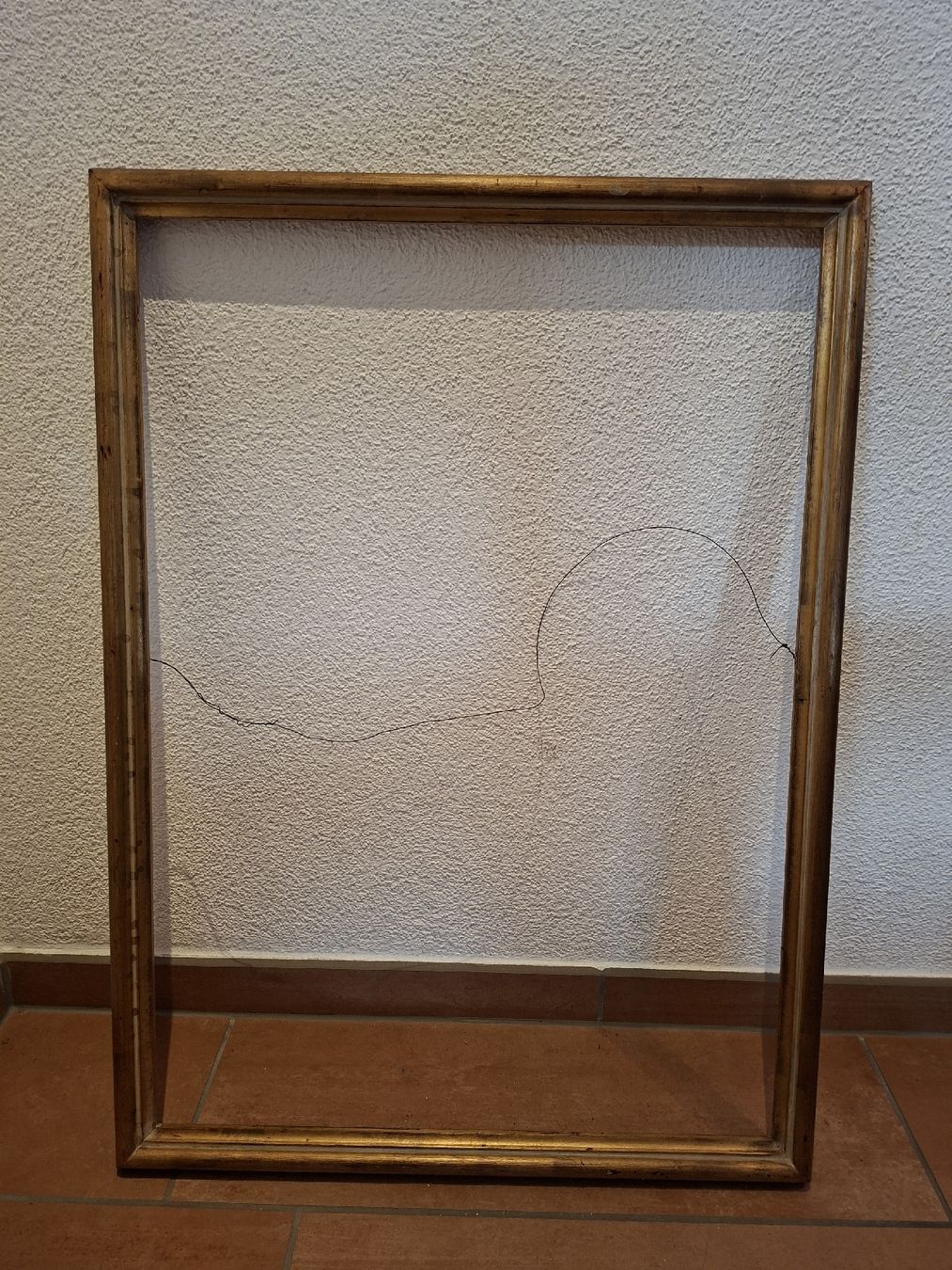 Cornici: Alter Bilderrahmen Holz bronzefarben mit Patina 55x75 – Usato da Klingnau venduto da vollmond36