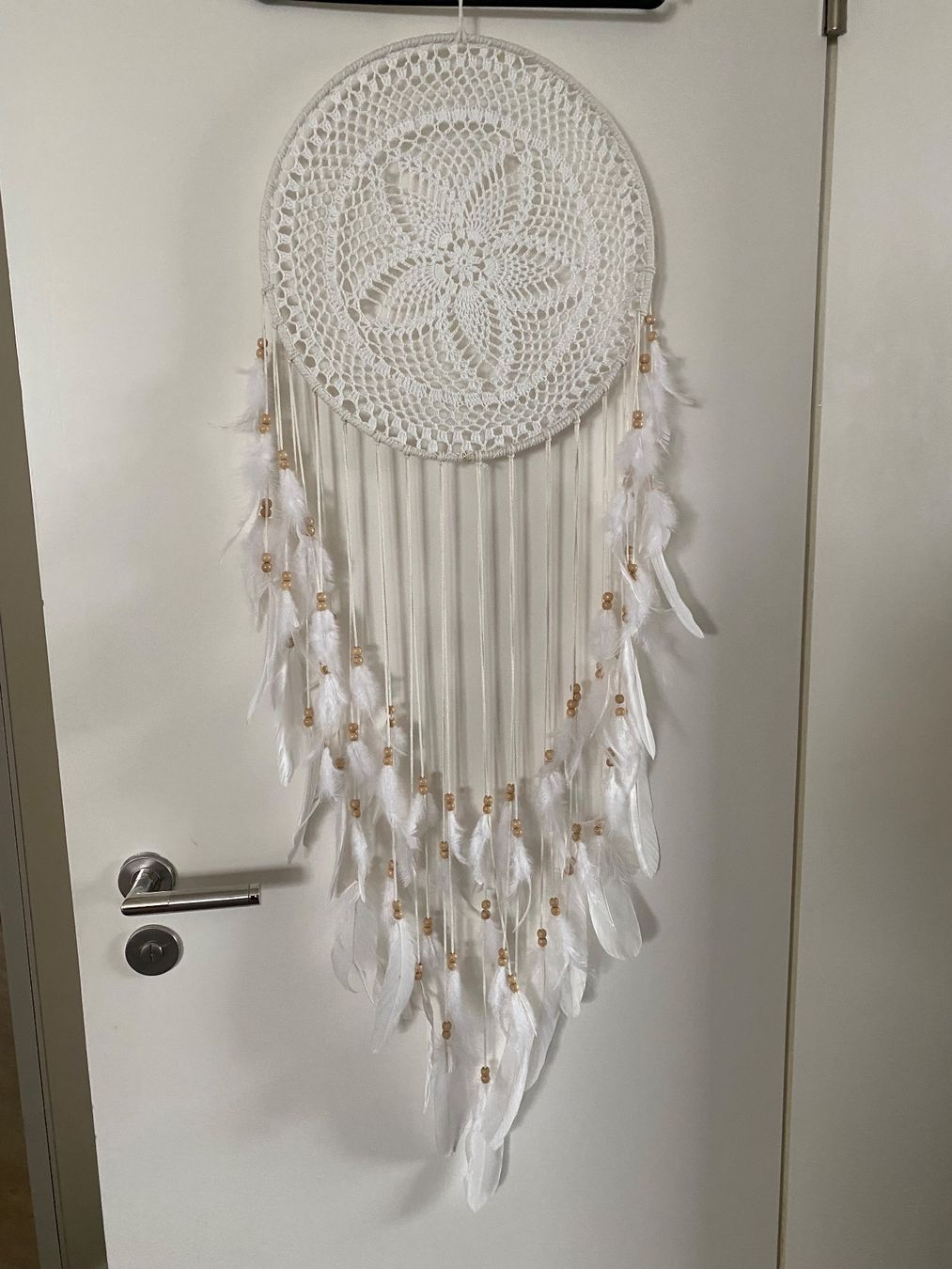 Tutte le decorazioni: grosser weisser Traumfänger Länge 119cm – Usato da Bergdietikon venduto da Esunny