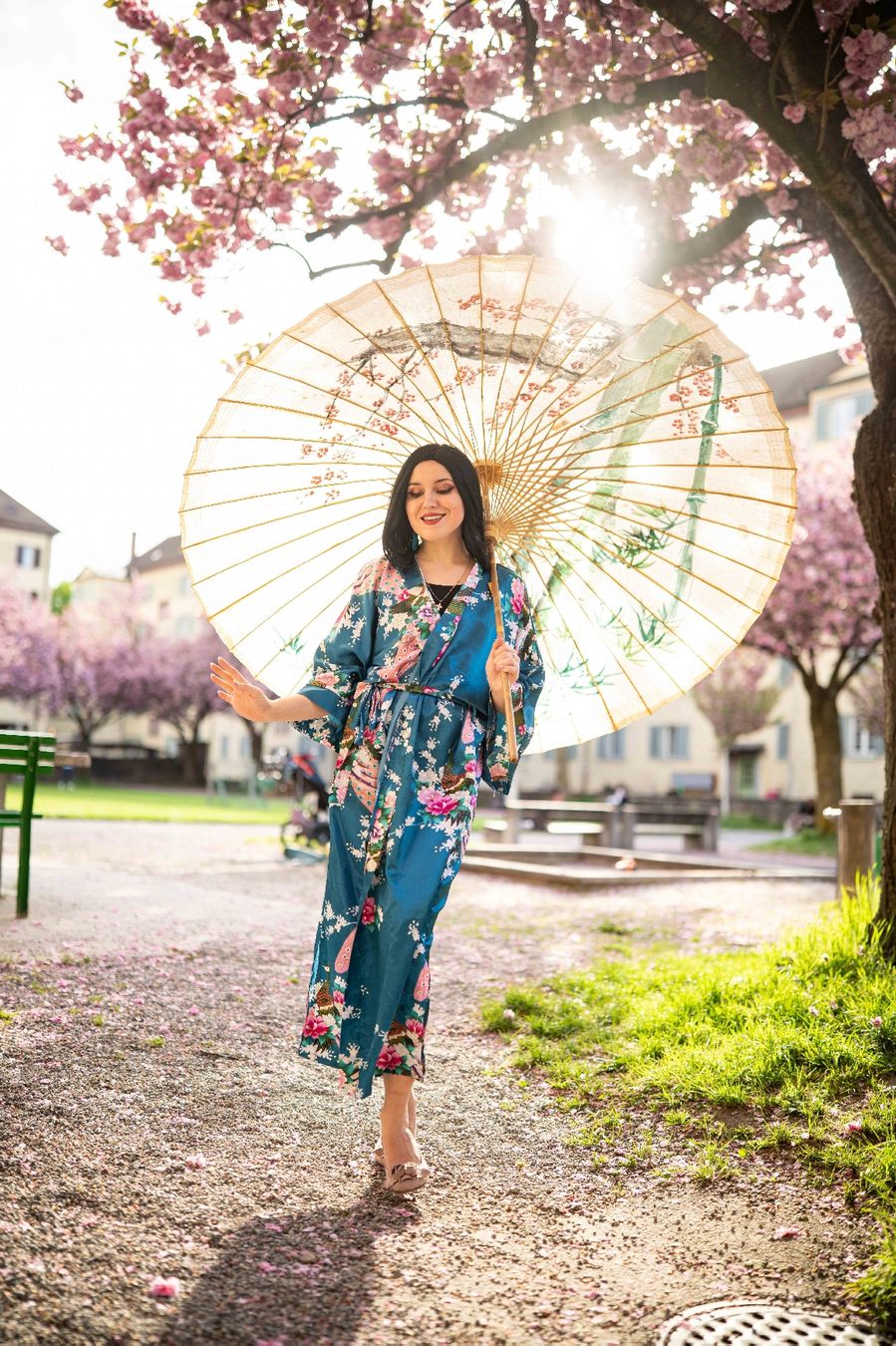 Kimonos: Floral Kimono Robe Babeyond S – Gebraucht aus Mägenwil von VintageGirly 2