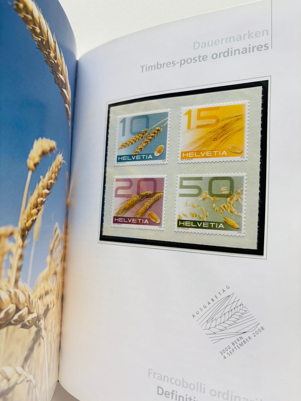 Alle Briefmarken: 2008 Jahrbuch Schweizer Briefmarken postfrisch ** Kat. 160.- – Neu und originalverpackt aus Müswangen von buyin 4