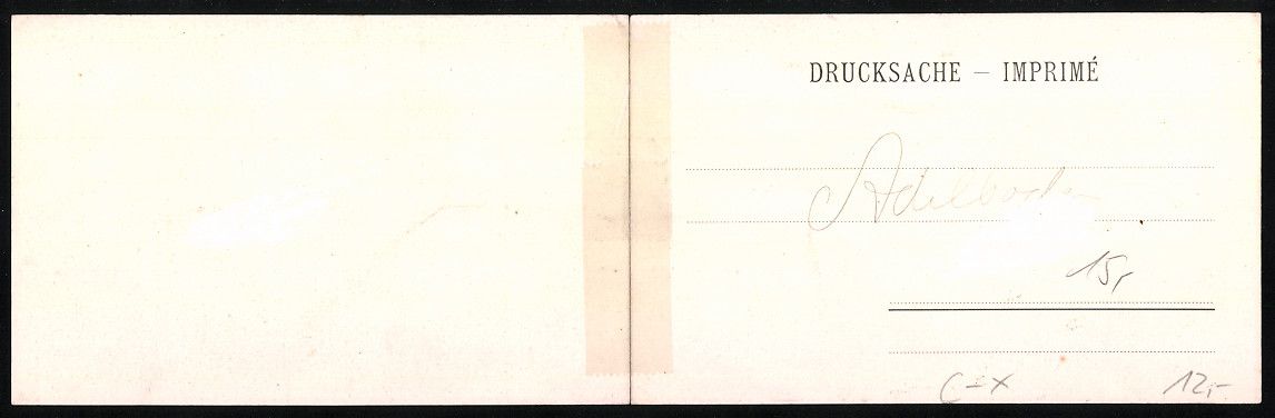 Cartoline postali: Klapp-AK Adelboden, Hotel National – Usato da Berlin venduto da bartko-reher 1