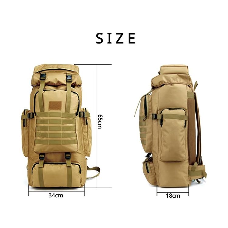 NEU Taktischer Rucksack 75L MOLLE / Sac à dos tactique 75L (Neu und ...