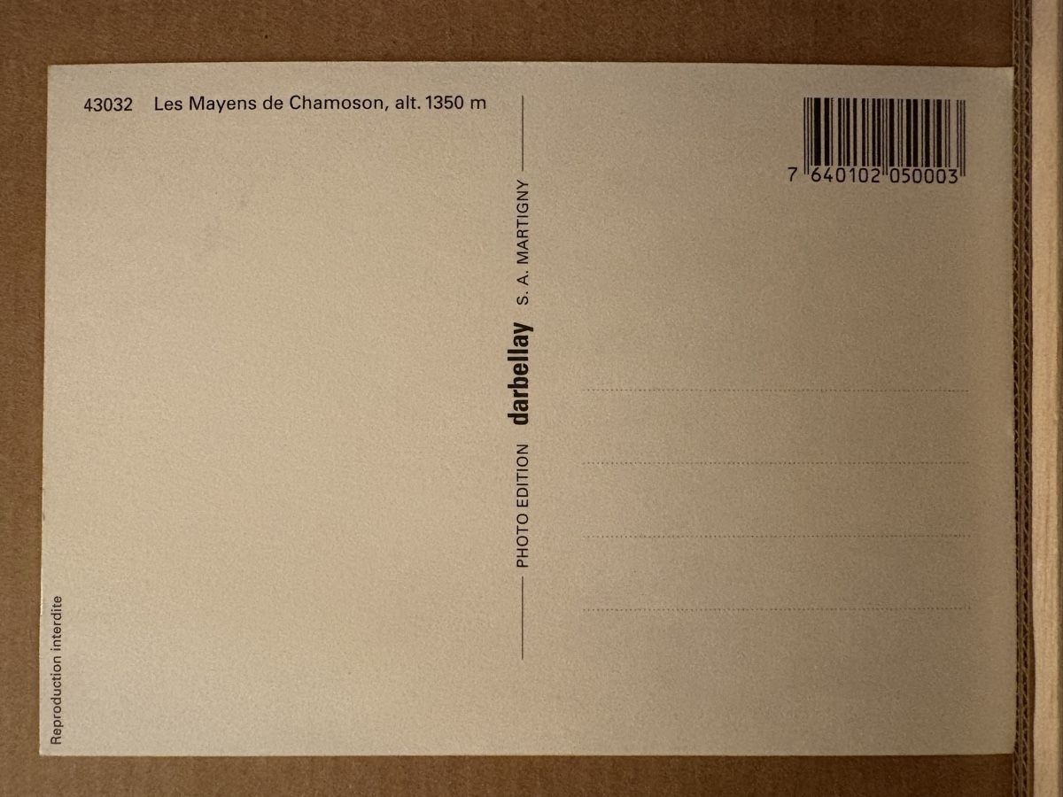 Cartoline postali: AK von Les Mayens de Chamoson – Usato da Rümlang venduto da Kartenpost1 1
