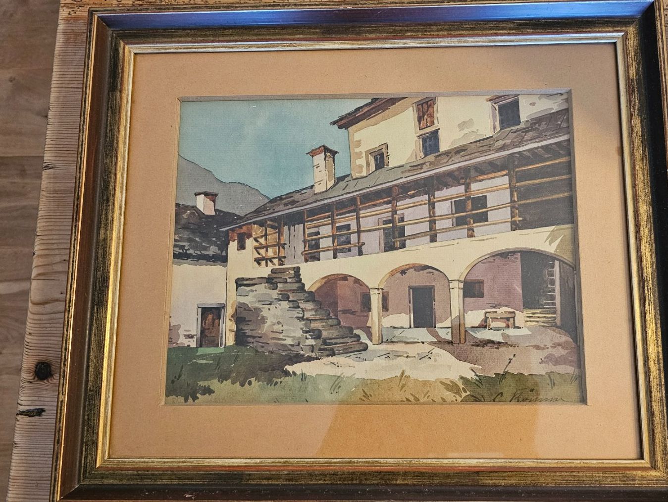 Tableaux: Wunderschönes Bild eines Hauses – D'occasion à Widnau par franzh1961