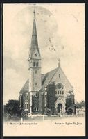AK Bern, Johanneskirche, 1907