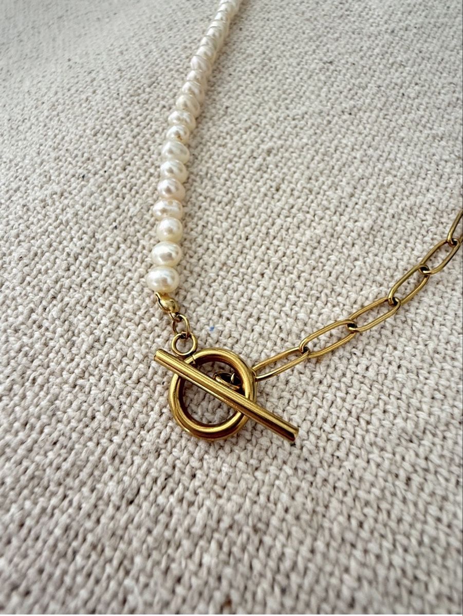 Catenine: PERLENKETTENGLIED- TOGGLE-COLLIER – Nuovo (secondo la descrizione) da Stäfa venduto da prelovedarchive 1