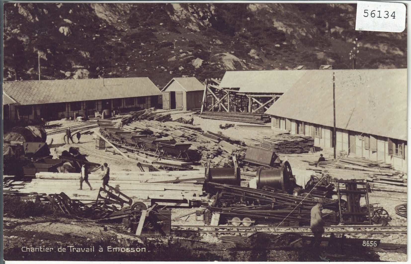 Cartes postales: Chantier de Travail a Emosson – D'occasion à Ettingen par Kartenplanet