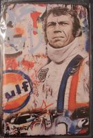 NEU: Steve McQueen Gulf Blechschild Auto Plakat