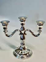 Festlicher Kerzenleuchter Silber