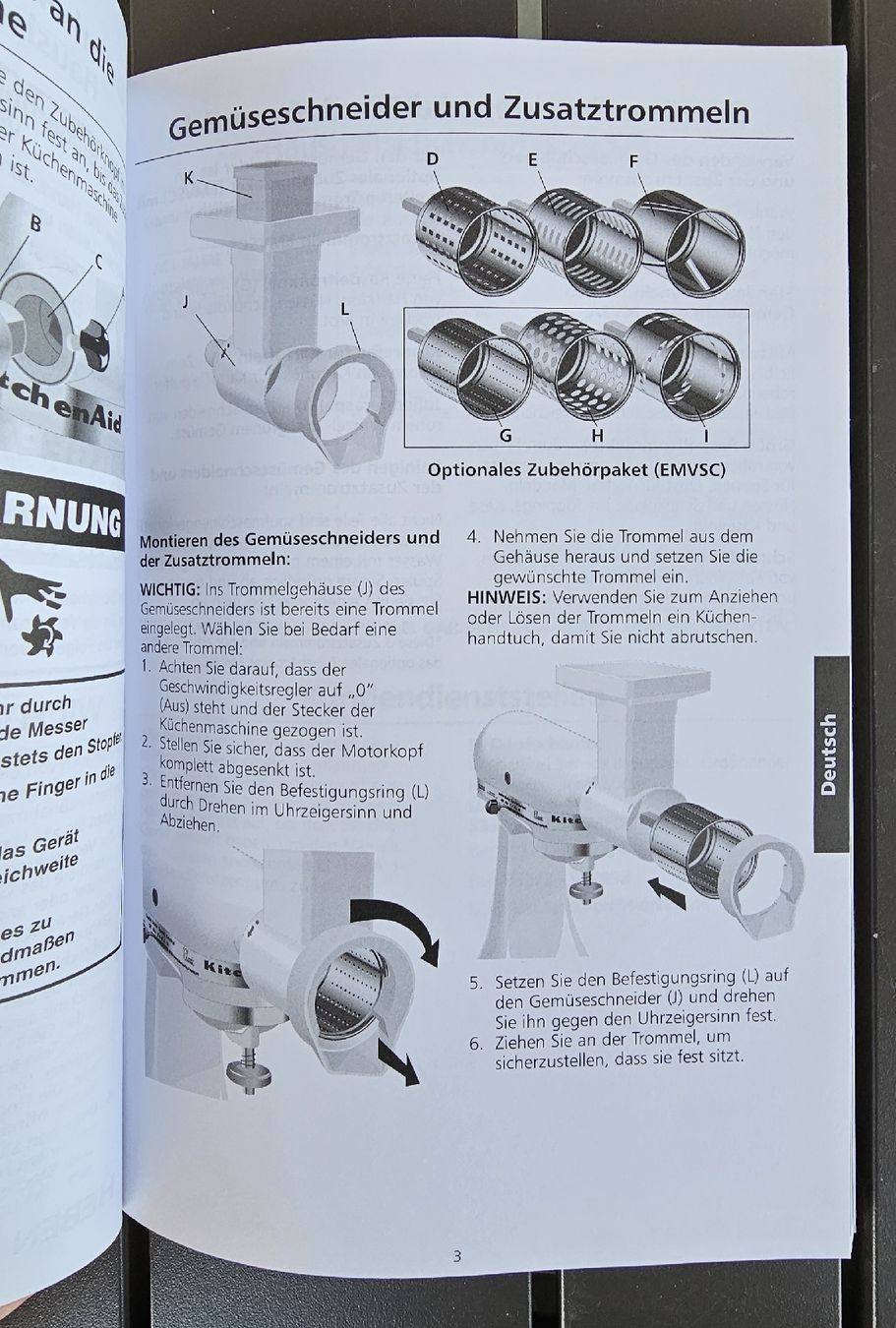 Kitchenaid Elettrodomestici da cucina: KitchenAid Gemüseschneider – Usato da Kollbrunn venduto da Antikmann 7