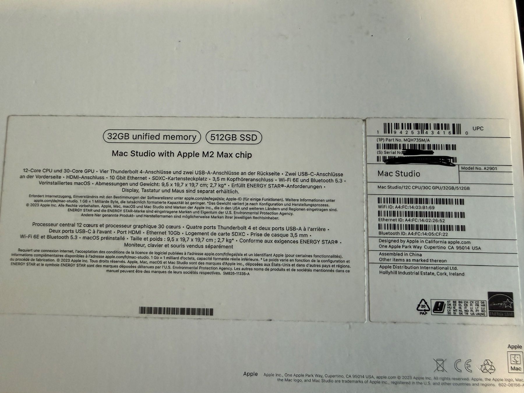 Apple PC: Apple Mac Studio - M2 Max, 32GB RAM, 512GB SSD – Usato da Zürich venduto da xilefme 1