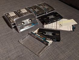 4x Maxell XLII-S 90 Kassetten Chrome Type II Top! 80s
