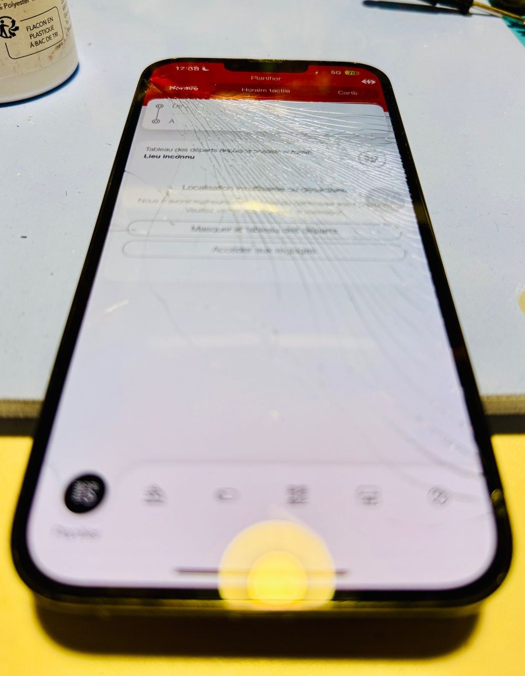 Écran Original Apple IPhone 13 Pro - Fissuré - Pour Pièces