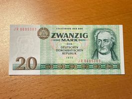 DDR 20 Mark 1975 UNC