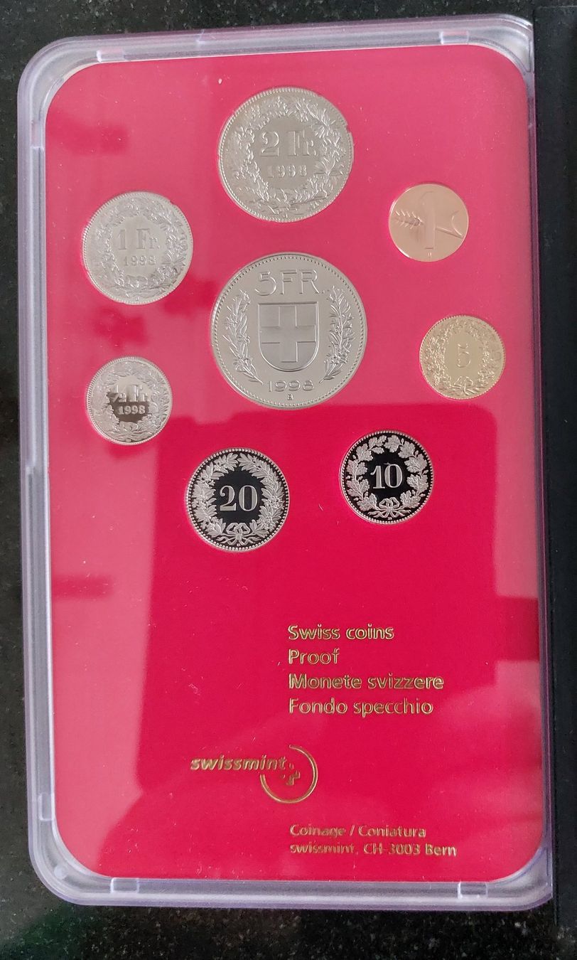 Tutti le monete: CH - Münzsatz 1998 pp – Nuovo (secondo la descrizione) da Arch venduto da moneyswiss 2