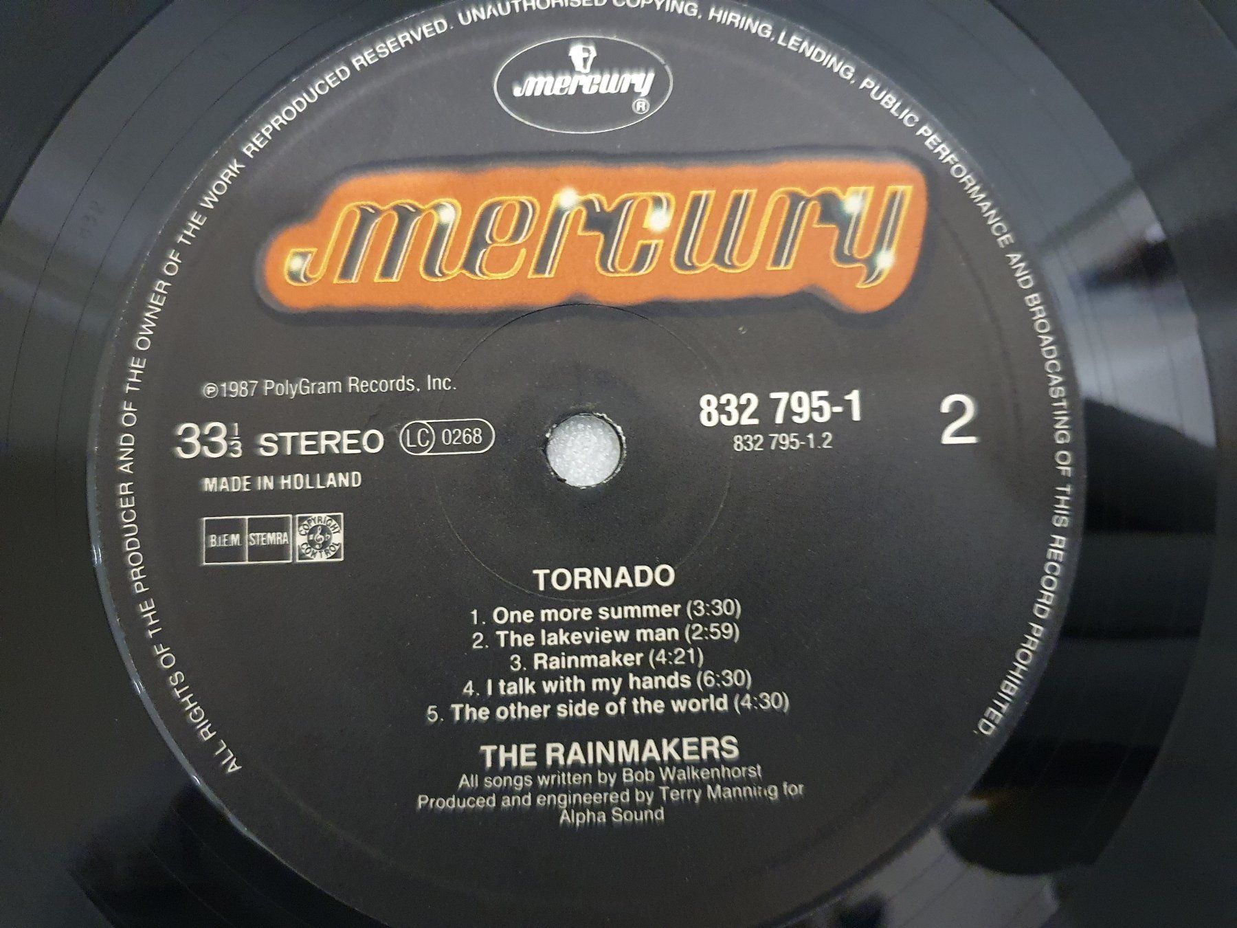 Dischi in vinile: The Rainmakers – Tornado – Usato da Uster venduto da Vinyl-Leidenschaft 6