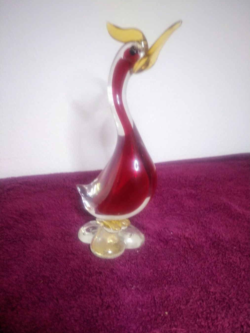 Murano Statuette: Glas Katze, Fisch und ein Murano Glasvogel – Usato da St.Gallen venduto da 55232 6