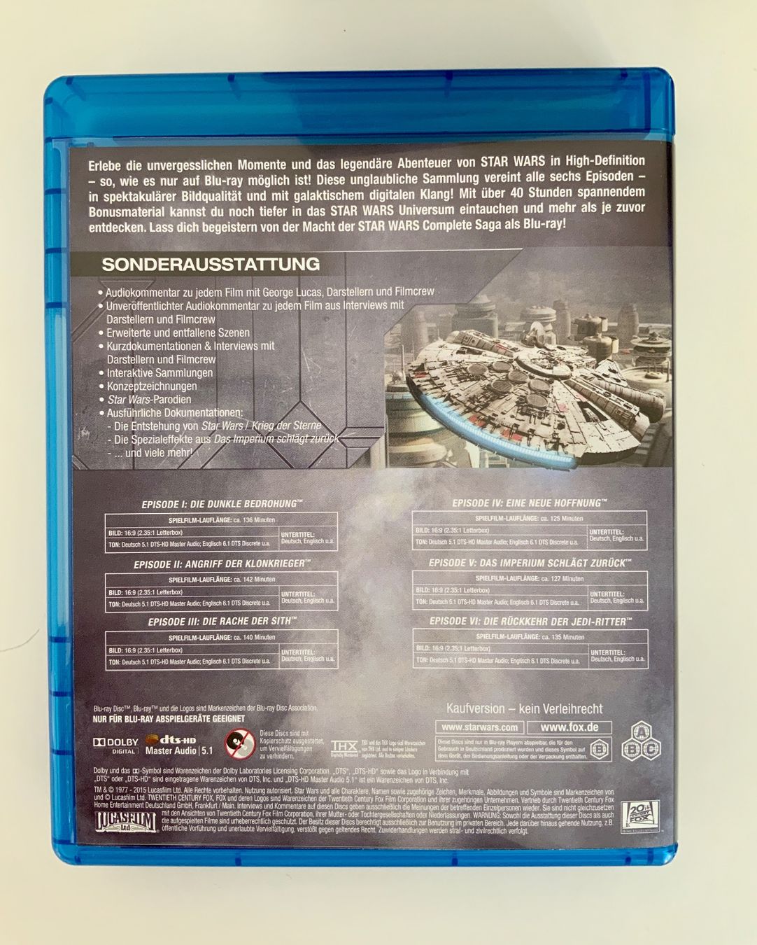 Tutti i DVDs: STAR WARS - The complete Saga – Nuovo (secondo la descrizione) da Winterthur venduto da Ricci2012 2