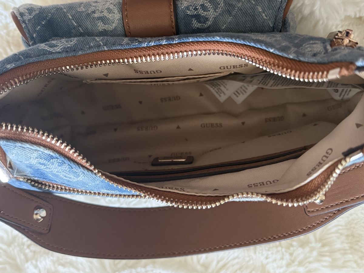 Guess Taschen für Damen: GUESS Denim Monogram Schultertasche – Neu (gemäss Beschreibung) aus Aarburg von manju2007 4