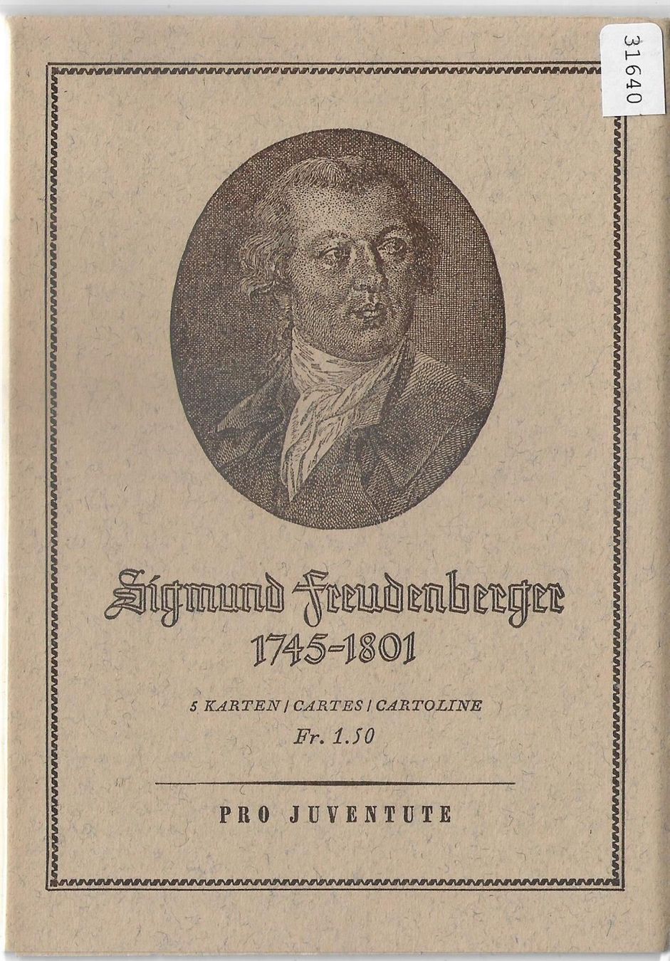 Cartoline postali: 5 AK Pro Juventute - Serie von Sigmund – Usato da Ettingen venduto da Kartenplanet