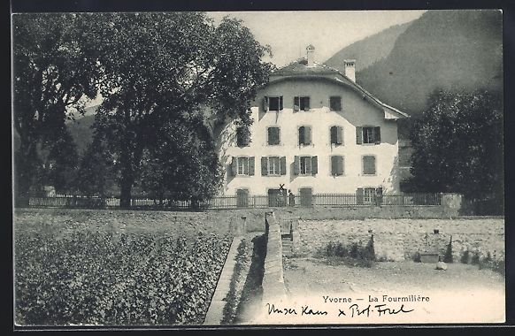 Cartes postales: AK Yvorne, La Fourmilière, 1909 – D'occasion à Berlin par bartko-reher