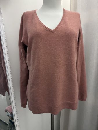 Damen Pullover Manor Bio Cashmere altrosa guter Zustand