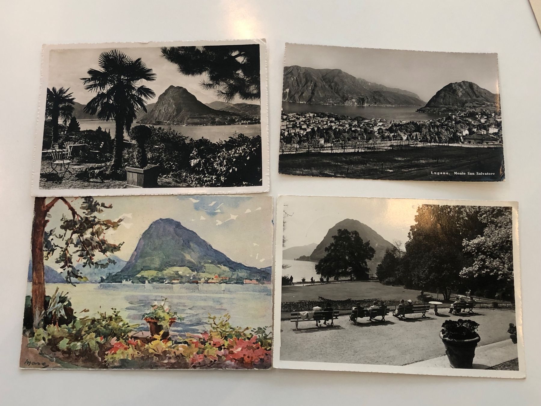 Cartoline postali: 11x alte Ansichtskarten LUGANO, Tessin – Usato da Lufingen venduto da Rac0 4