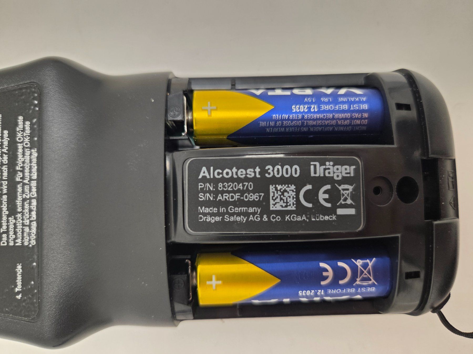 Dräger Misurare: Dräger Alcotest 3000 professioneller Alkoholtester – Usato da Menznau venduto da Steime 4