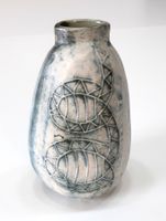 Vase aus Ton Carn Pottery  - Vase années 70 en argile