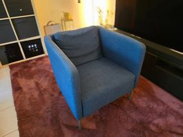 IKEA Ekerö Sessel blau