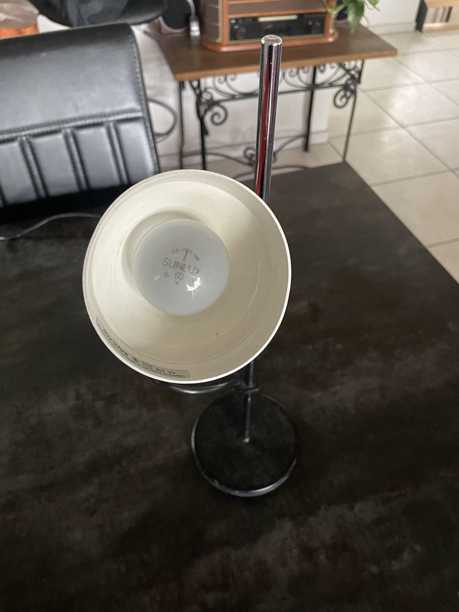 Lampen: Lampe de Bureau Vintage Rouge Stralux – Gebraucht aus Vallamand von Bricbracbroc82 4