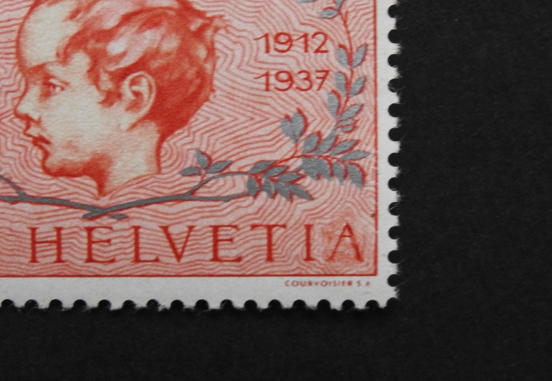 Alle Briefmarken: PJ 83 A retourchiert, Bogenecke postfrisch, Kat CHF 85.- – Gebraucht aus Rain von Sterne13 1