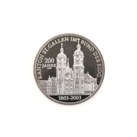 Silbermedaille Kanton St. Gallen im Bund der Eidgenossen