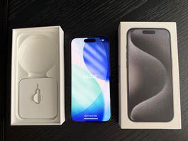Apple iPhone 15 Pro 128GB Black inkl OVP, in gutem Zustand