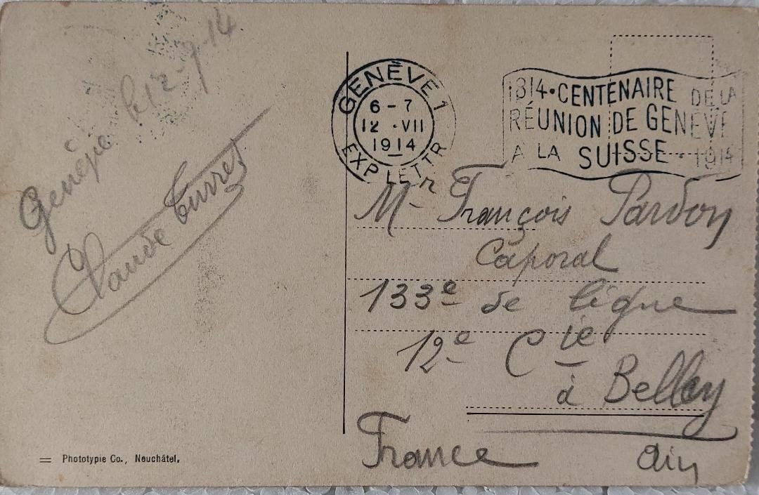 Cartoline postali: GENÈVE - Le Kursaal - 1914 – Usato da Delémont venduto da Domdom1 1