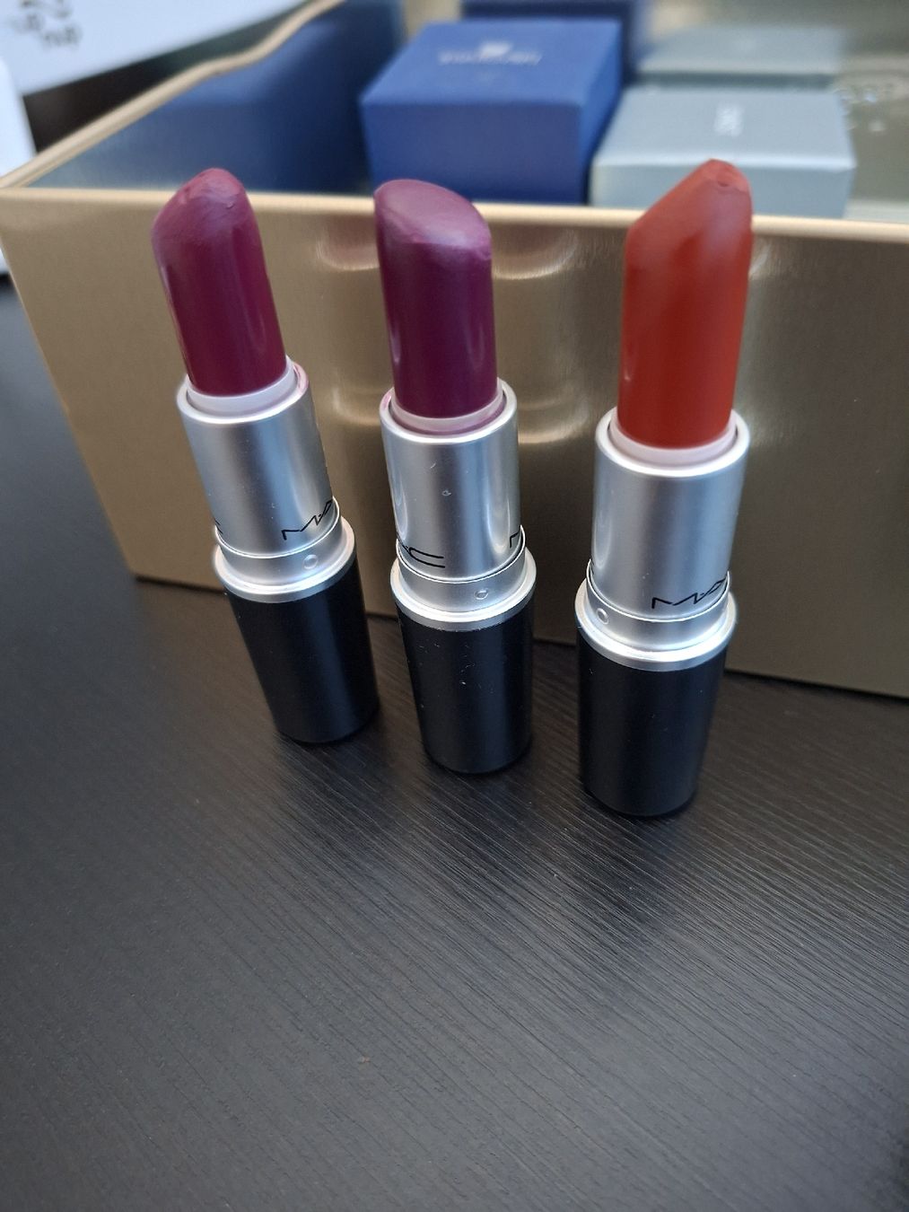Mac Cosmetics Make-up: MAC Lippenstifte 3er Set, gebraucht – Usato da Winterthur venduto da Ausmisten2026 1